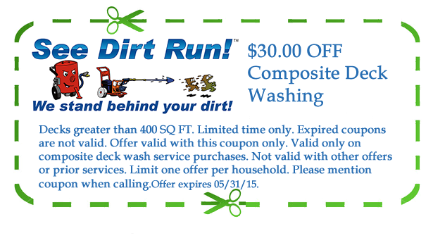 SDR Deck Cleaning Coupon