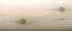 cedar log deck railing Sanded Smooth