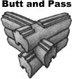 log home care Butt and Pass