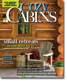 Cozy Cabins Ultimate Cabin Guide 2011 issue cover