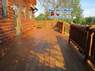 Cedar Log Rails