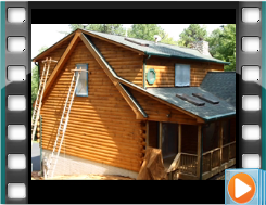 Log Home Restoration 1