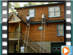 Log Home Restoration 2